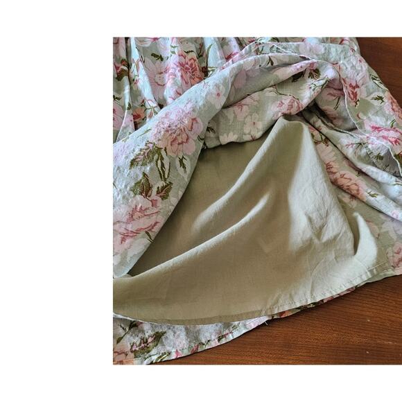 En Saison Tiered Ruffled Maris Mini Dress, Fully lined.  Sz M - Picture 7 of 15